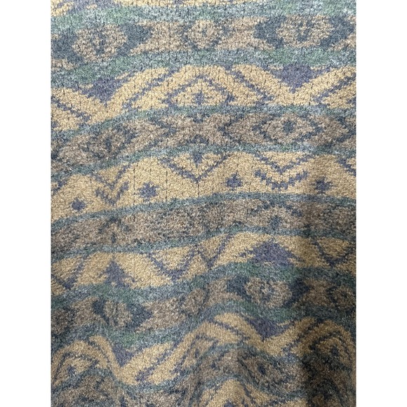 Vintage Robert Banks Sweater Mens XL Wool Geometric Pattern Pullover 90s - Picture 6 of 6
